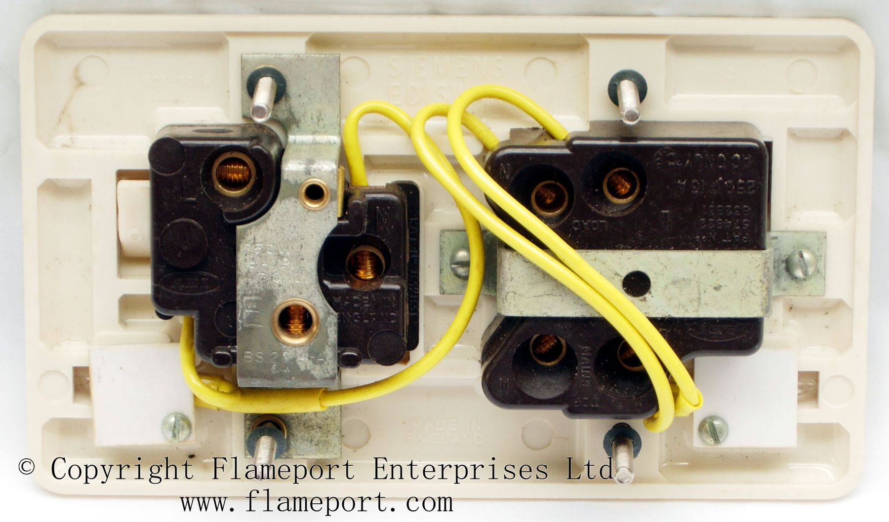 AEI Combined Fused Switch And Single Socket Outlet