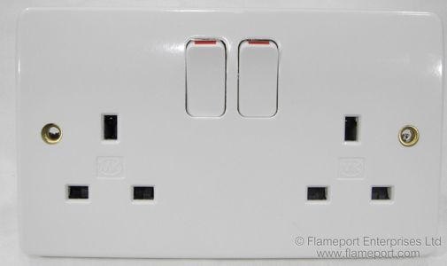 MK double socket outlet