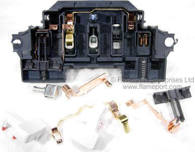 MK socket outlet component parts