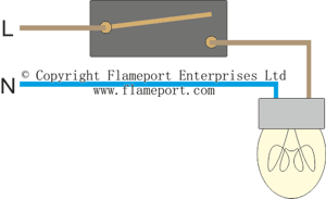 1 way lighting diagram