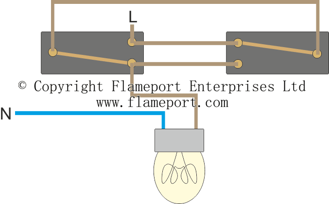 Lighting Circuit Diagrams For 1 2 And 3, Electrical Wiring Nz Light Switch Diagram