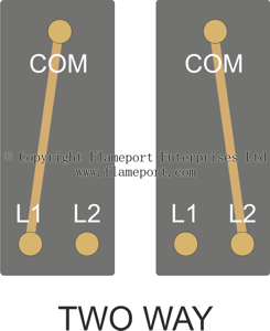 2 way switch symbol autocad