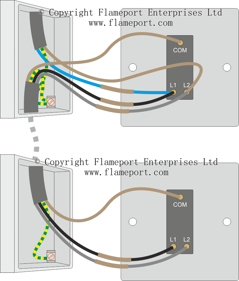 Two  mannerism quirk switched lighting circuits #1