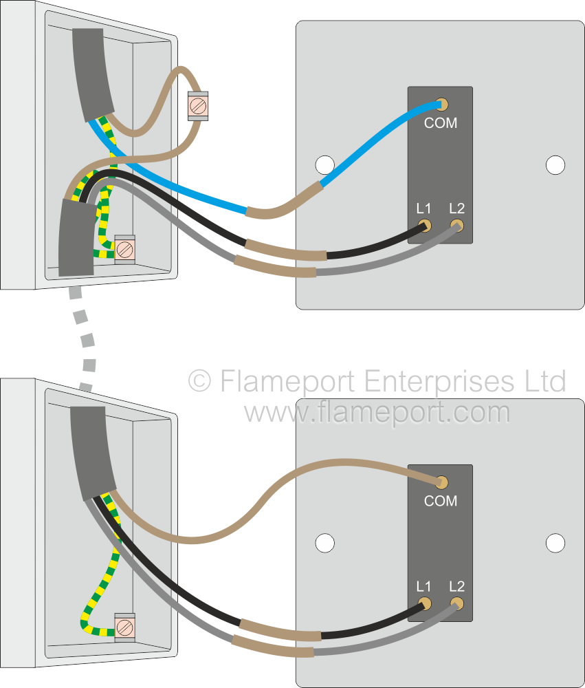 Two Way Switched Lighting Circuits 2