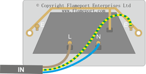 Socket with spur connected