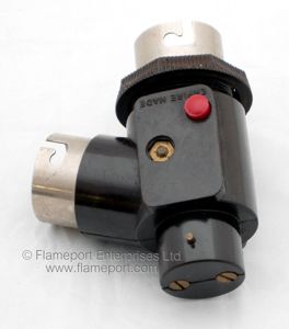 Empire made dual bayonet adaptor plug