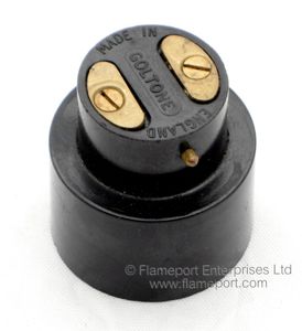 Goltone bayonet BS52 plug to round pin socket