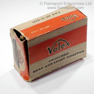 Original box for a V/410 Volex heat and light adaptor
