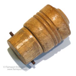Wooden BS52 Plug with rusty side pins