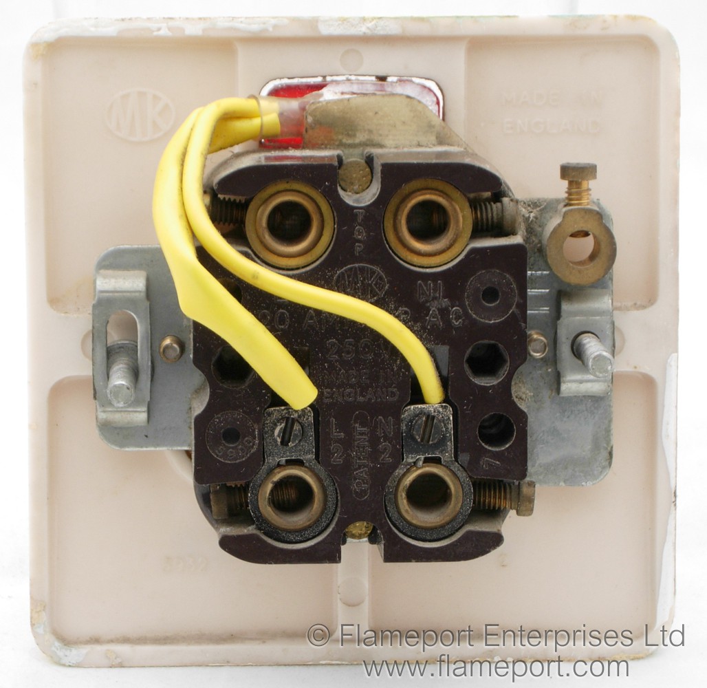Water Heater Switch immersion 20A double pole with Neon