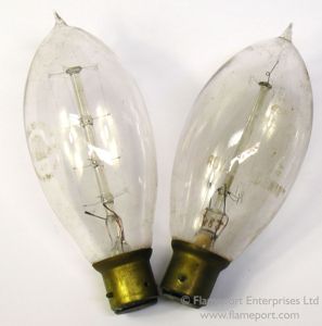 Royal Ediswan 20 watt 100 volt candle lamps