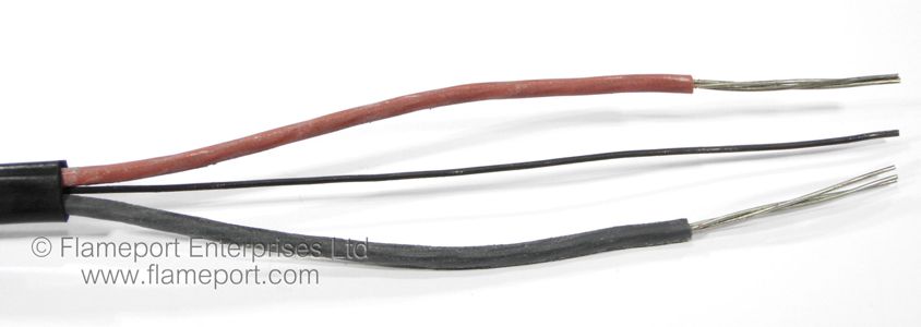 Twin and earth rubber insulated and sheathed cable