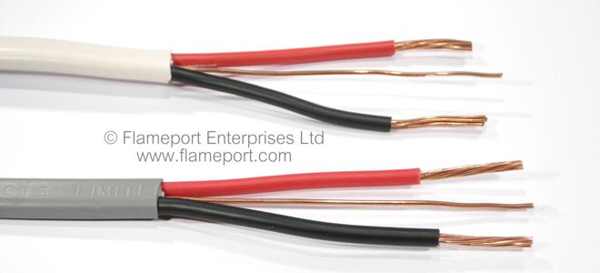 PVC insulated flat twin and earth stranded wiring cable