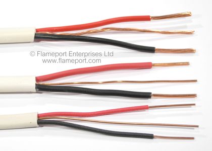 PVC insulated flat twin and earth wiring cable