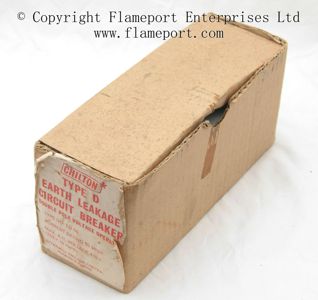 Box for a Chilton earth leakage circuit breaker