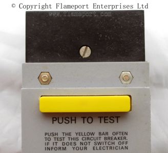 Ottermill VOELCB yellow test button