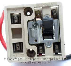 Interior view of a MEM ceramic fusebox