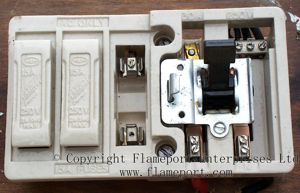 Interior view of a MEM ceramic fusebox