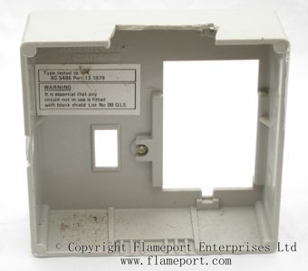 MEMERA 3 plastic front cover, internal view with label
