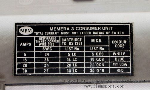 MEMERA 3 information label