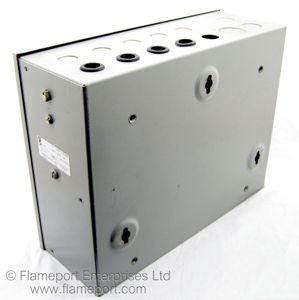 AMG9 MG metal consumer unit, back, side and top view