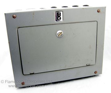 Exterior view of a Merlin Gerin AMG9 consumer unit