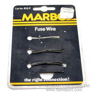 Marbo fuse wire selection, 913/P