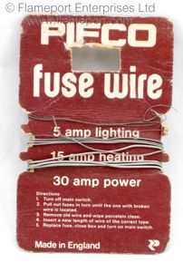 Dark red Pifco fusewire card