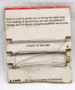 Back view of Winfield fuse wire kit, ref 481, price 37p