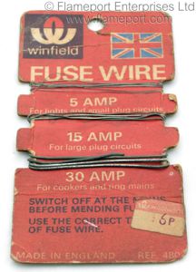 Winfield Fuse Wire on card, ref 480
