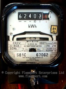 Sangamo electricity meter