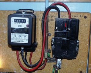 Ferranti electricity meter and supplier cutout