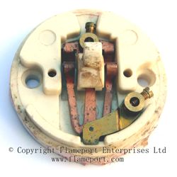 Inside view of ROLLS plastic light switch