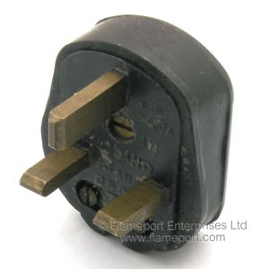 Pin view of a HERCULES brand 13A mains plug