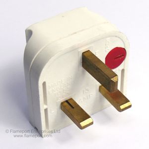 Pin side of a TL branded BS1363 Plug