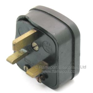 Pins on a plastic Marbo brand BS1363 3 pin plug