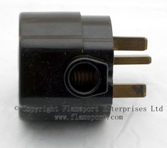Clix 13A plug showing cable grip