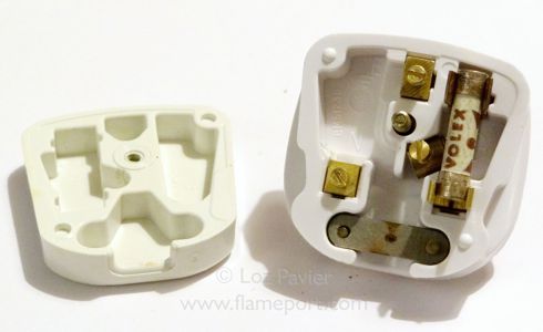 White Volex branded plug