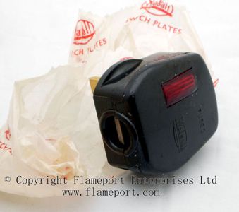 Walsall branded 13A plug in original paper wrapping