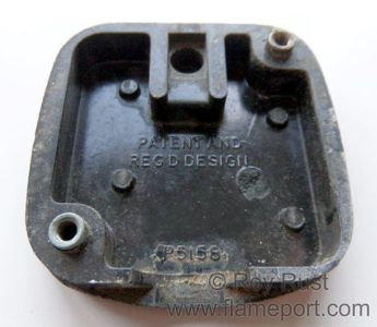 Interior of a Britmac plug lid from non-standard 13A plug