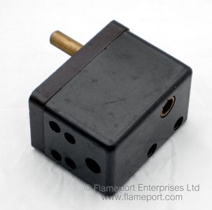 Brown bakelite WG branded 5A to 5A adaptor