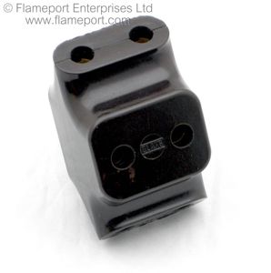 5A triple two pin adaptor with round Clang logo