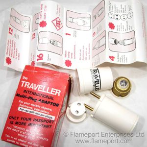 Components of the Fitall Travel Adaptor