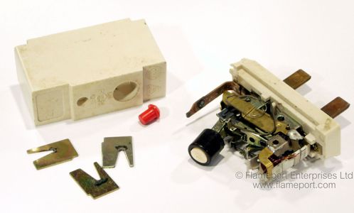 Components of a Wylex branded Stotz-Kontakt miniature circuit breaker