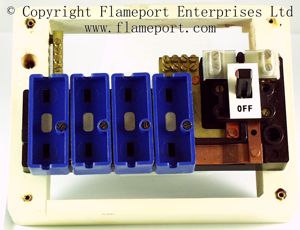 Wooden frame, busbar assembly and plastic shields