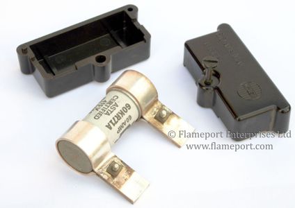 60A cartridge fuse and 2 part plastic holder