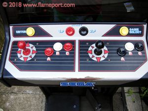Sega Mega Tech front control panel