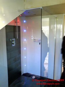 LED lighting for a shower enclosure