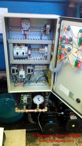 Pump control panel